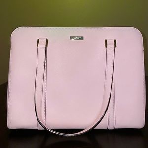 Large light pink Kate Spade purse